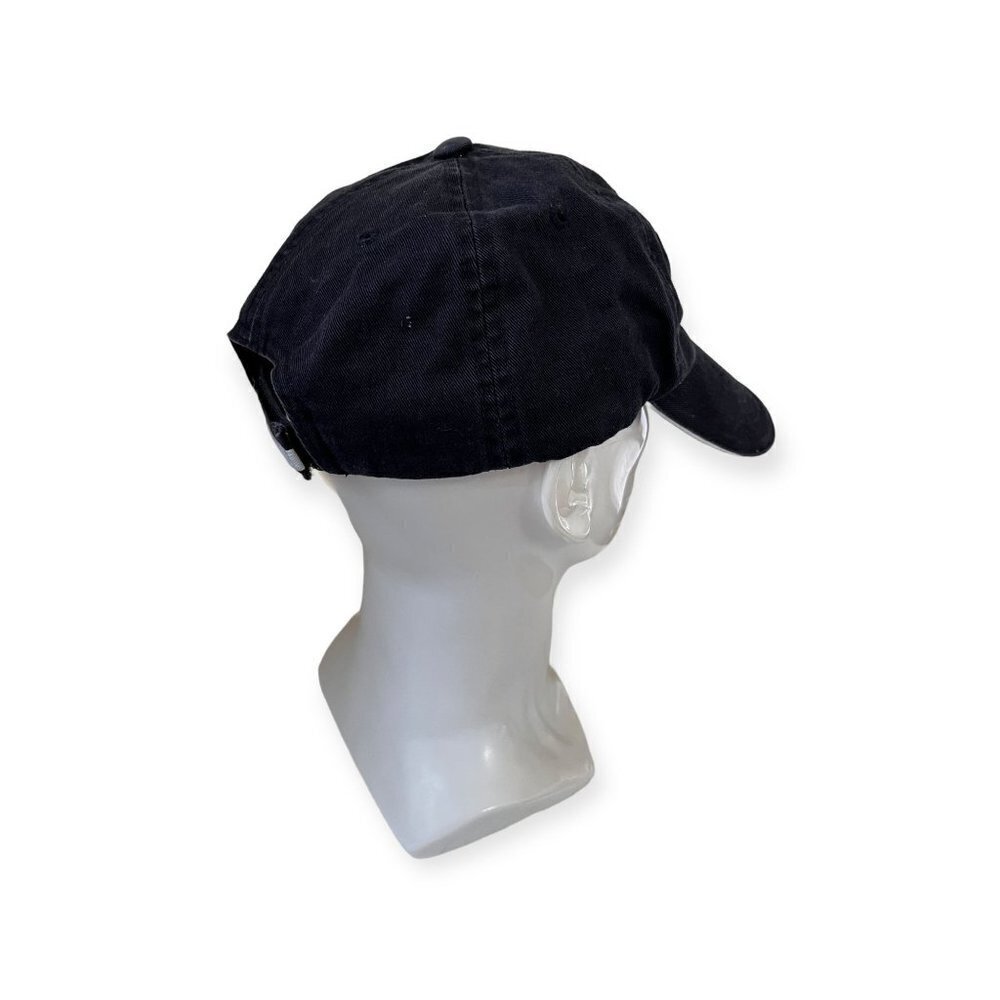 Totally Fine Blue Denim Fitted Embroidered Strapback Hat - Picture 3 of 7